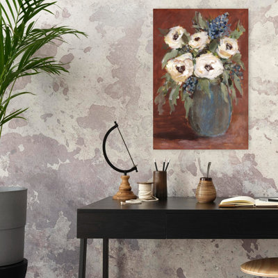 «Spice Embrace I», art classique rustique abstrait