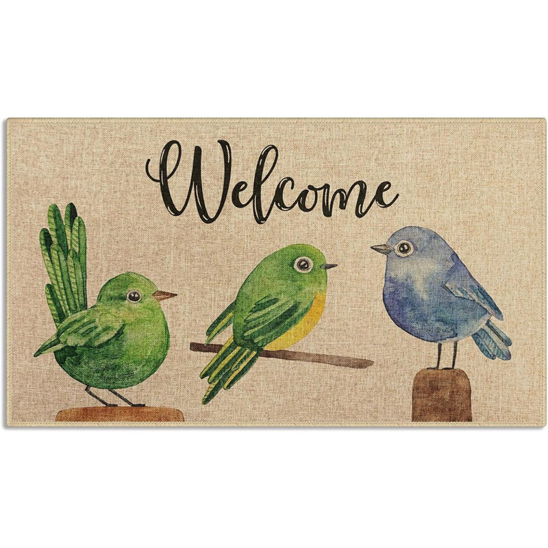 Paillasson Three Birds Welcome