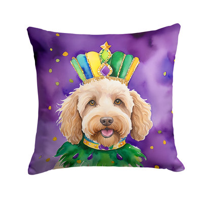 King of Mardi Gras Throw Pillow