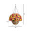 22 po Panier suspendu en marguerite artificielle résistante aux rayons UV (intérieur / extérieur)-861222104