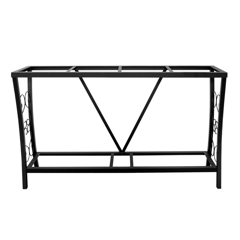 Support d'aquarium rectangulaire Delfreda, 55 gallons (H 27,80 po x l 48,3 po x P 12,5 po)