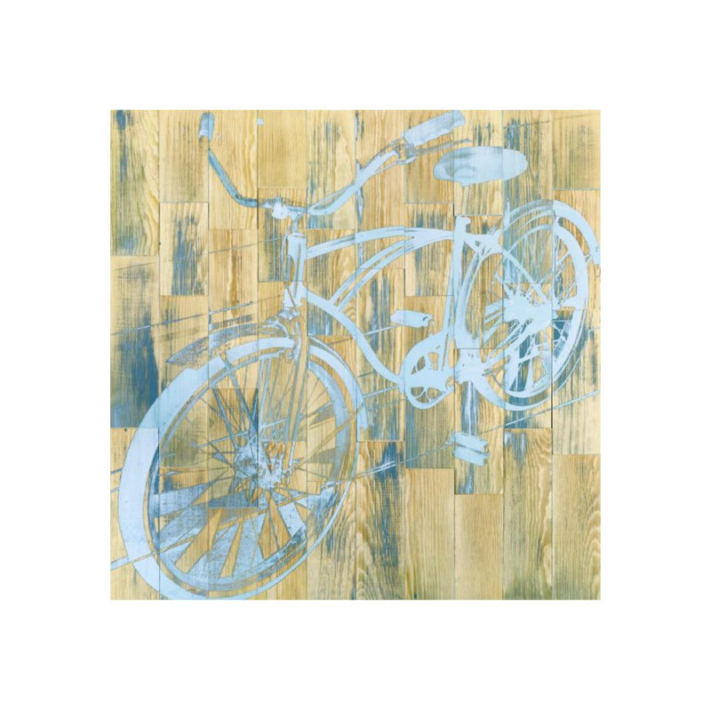 Blue Bike Print by Paperplate Inc., Outdoor, 24" H x 24" W