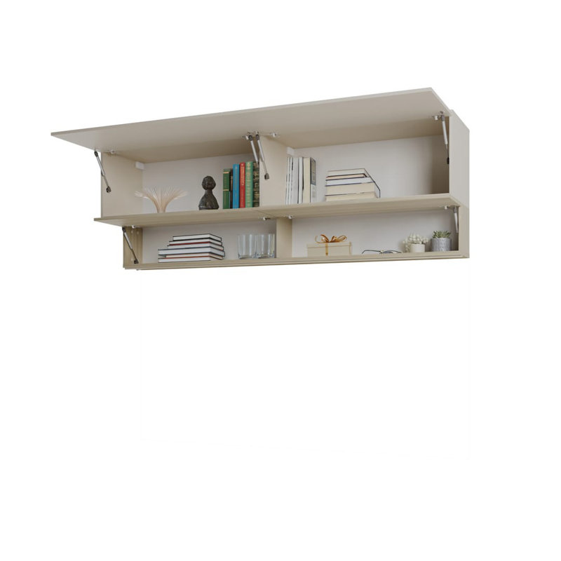 Charlie 17 Hanging Cabinet Wall-Mounted Storage, 73cm H x 213cm W x 46cm D