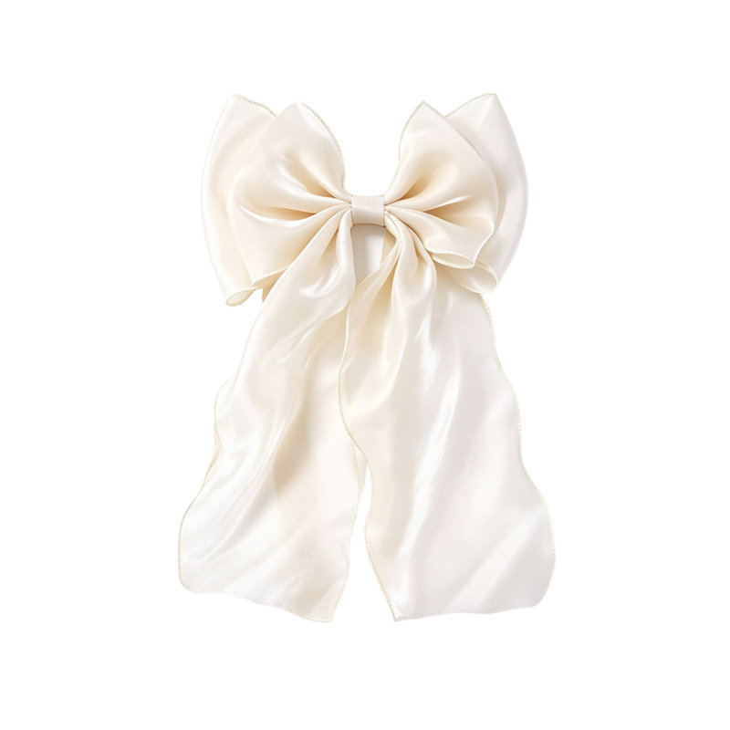 Embrasses de rideaux décoratives en forme de nœud pour la décoration intérieure, idéales pour Noël, Beige