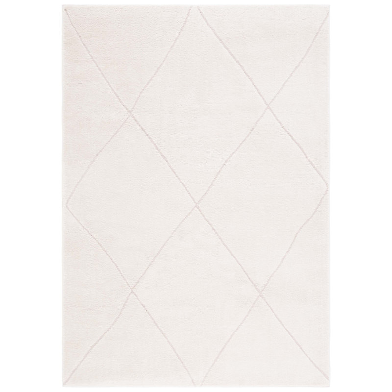 Tapis à motif géométrique Jacvalynn Performance, Rectangle 9 pi x 12 pi