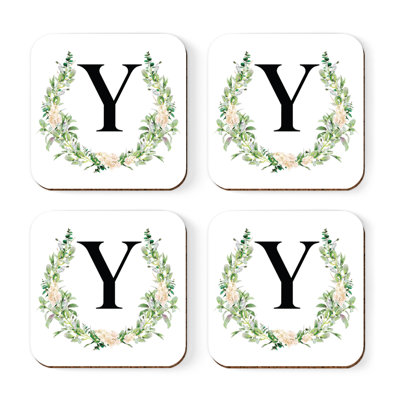 Cork Square 4 Piece Coaster Set