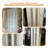 1 Lite Glass and Solid Core Manufactured Wood Bi-fold Doors Include Installation Hardware Kit and Pantry Sticker-100708494