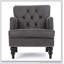 CHAISE CLUB TUFTÉE Structure de base solide simple et moderne avec revêtement épais-2096894037