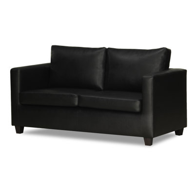 Mercersburg Faux Leather Loveseat