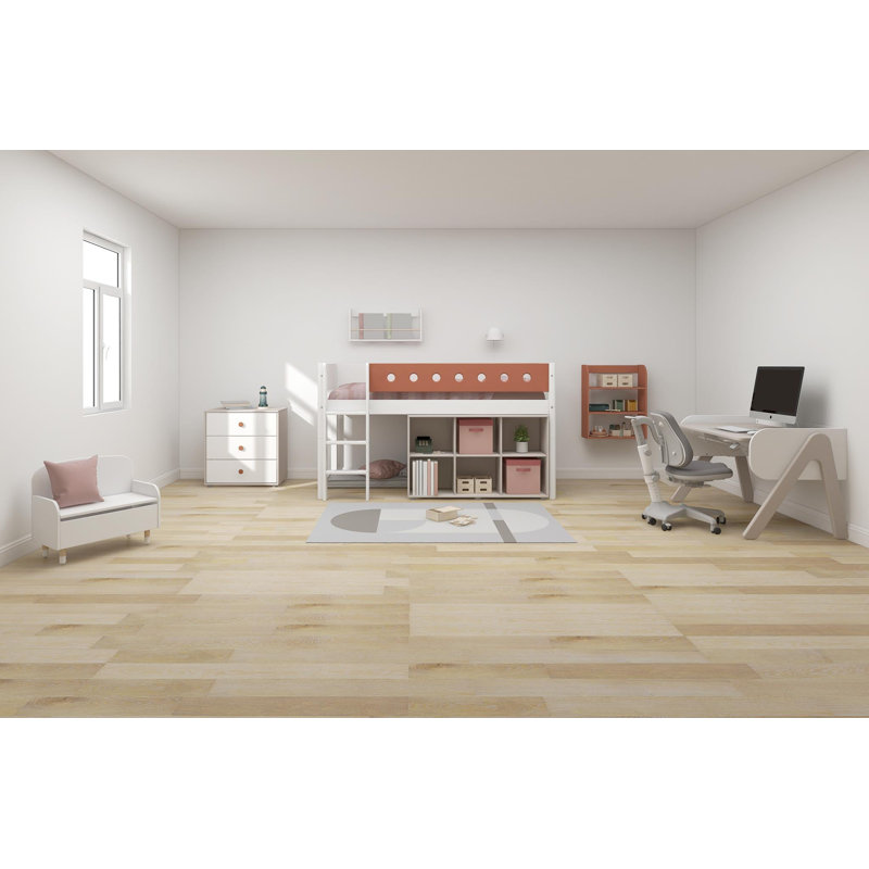White Loft Bed Bed Frame, 109 x 210 cm