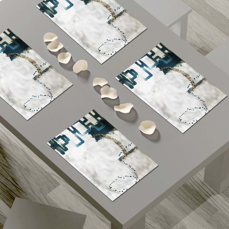 Napperon abstrait en polyester