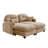 Braegger Modular Sectional Sofa with Chenille Fabric and Tufted Backrest Design-117093356-129915680