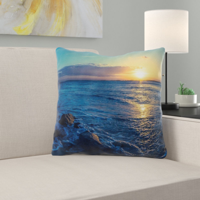 Coussin coucher de soleil