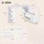 Poste de travail rotatif blanc en forme de L, bureau transformable flexible à 360 ° avec rangement et étagères multicouches, bureau d'étude à domicile