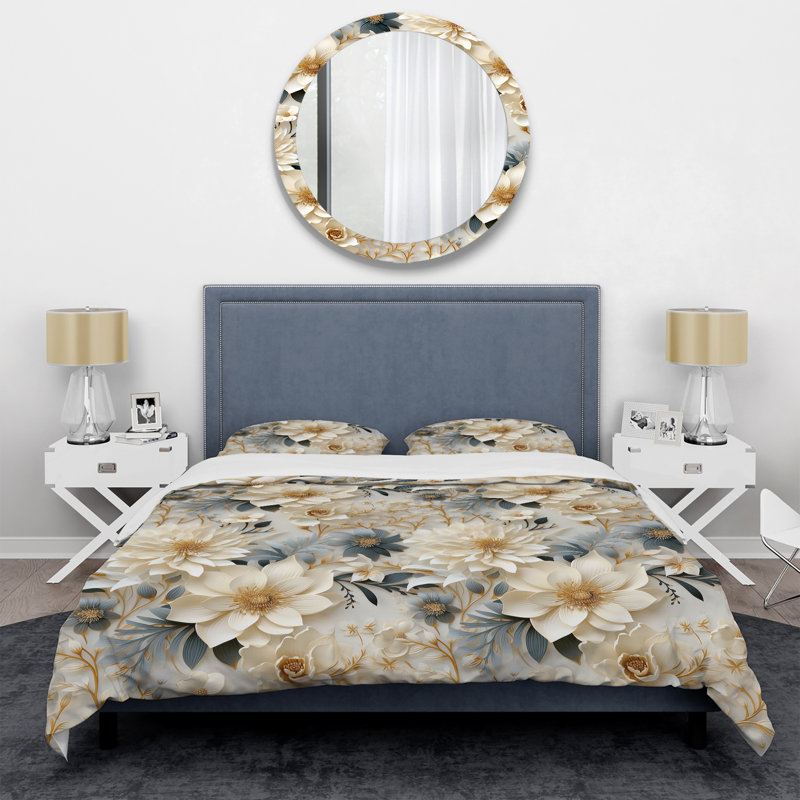 Ensemble de housse de couette Ethereal, Housse de couette simple + 1 taie décorative stan