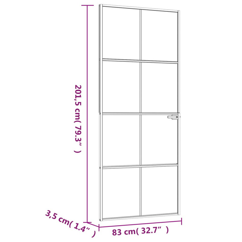 32.7'' x 79.3'' Barn Door