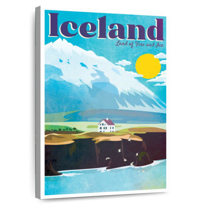 Affiche rétro Islande