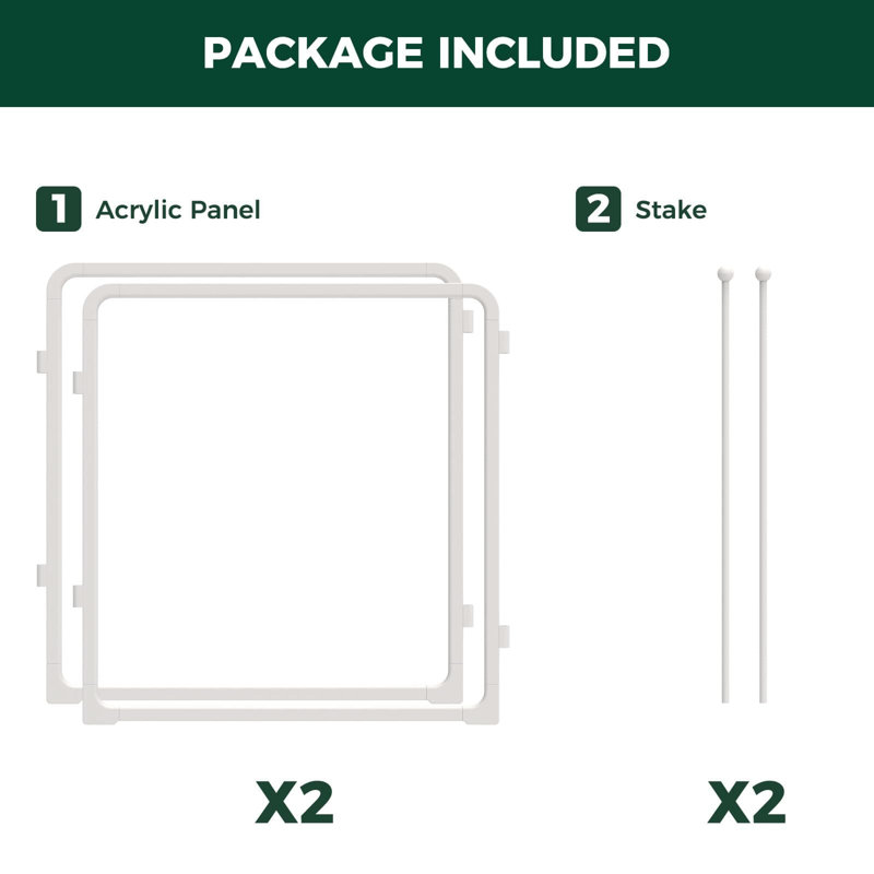 Parc d'intérieur pour chien en acrylique robuste AuraSpace Pro de FXW, structure robuste en métal, 24 panneaux de hauteur, 2 panneaux pour chiots et petits chiens, blanc