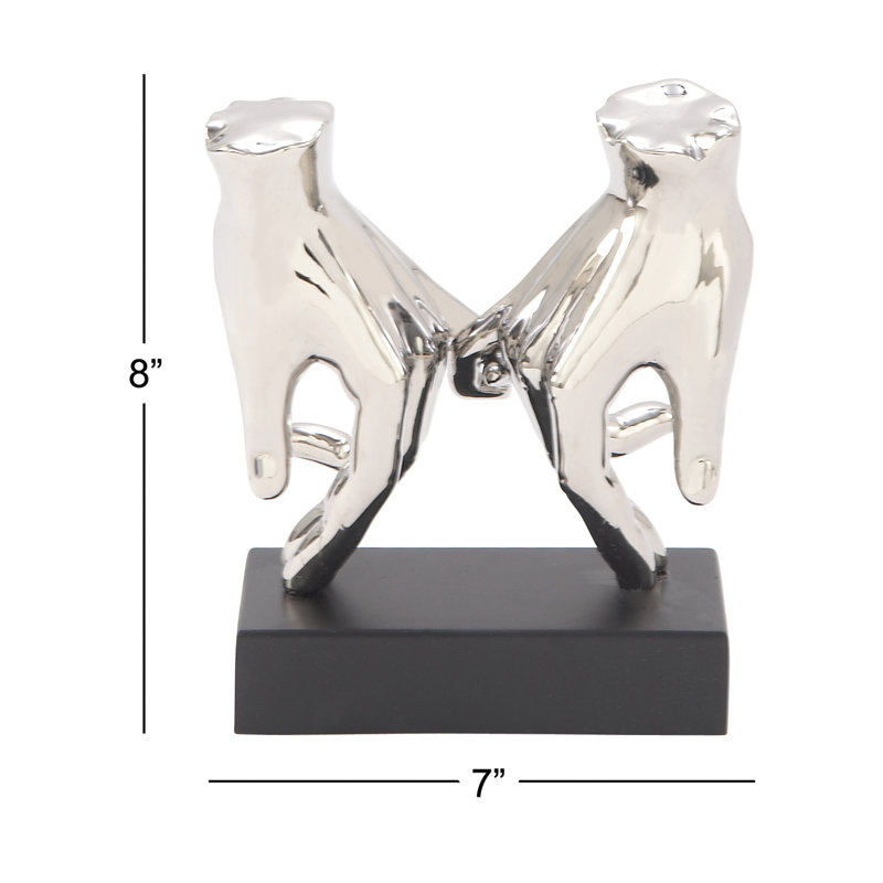 Sculpture en argent polystone