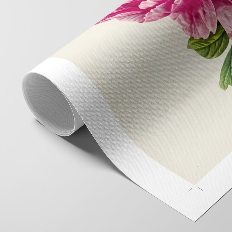 PrettyPinkBotanicalsI - Impression sur toile seulement - NON-CADRE, H 18 po x l 12 po