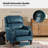 Adeesa Genuine Leather Manual Recliner-1773226428