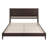 Amandah Low Profile Solid Wood Panel Bed-1063239665-1063239670