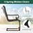 2 PCS Patio Chairs C-Spring Motion Chairs with Quick-drying & Breathable Fabric-1674496750