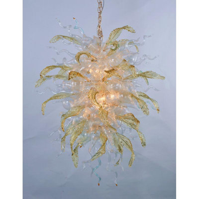 Lustre jaune sarcelle Alan Mizrahi