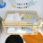 Wood Frame Twin Over Twin Size Bunk Bed With Ladder,Strengthened Slats-321203898