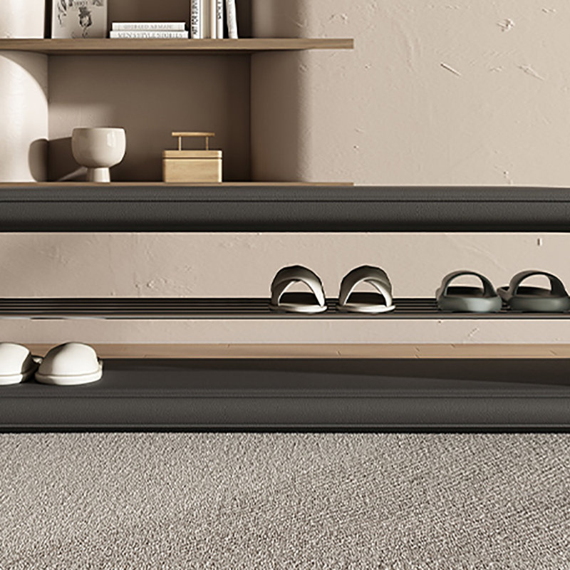 47.2'' Shoe Storage Bench, Black