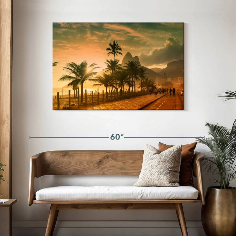 Lilie Ipanema Beach Golden Hour, H 30 po x l 45 po