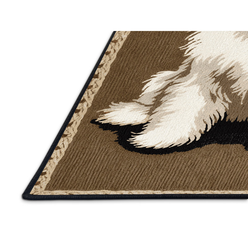 Washable Havanese Dogs Area Rug, Square 7'