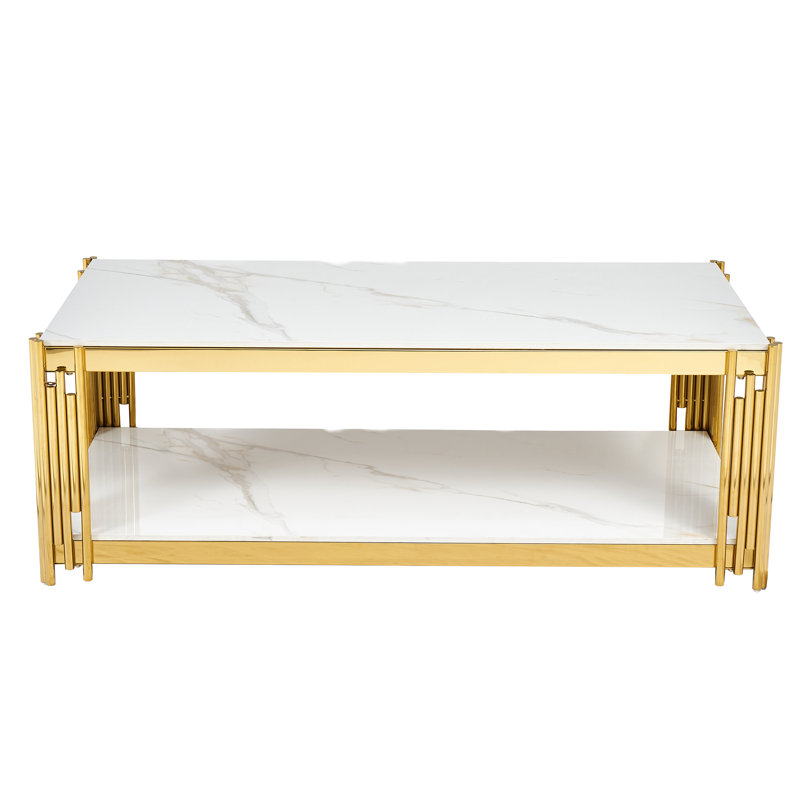 Kya Four Leg Coffee Table with Storage