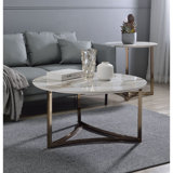 Aziz Sintered Stone Top & Round Coffee Table