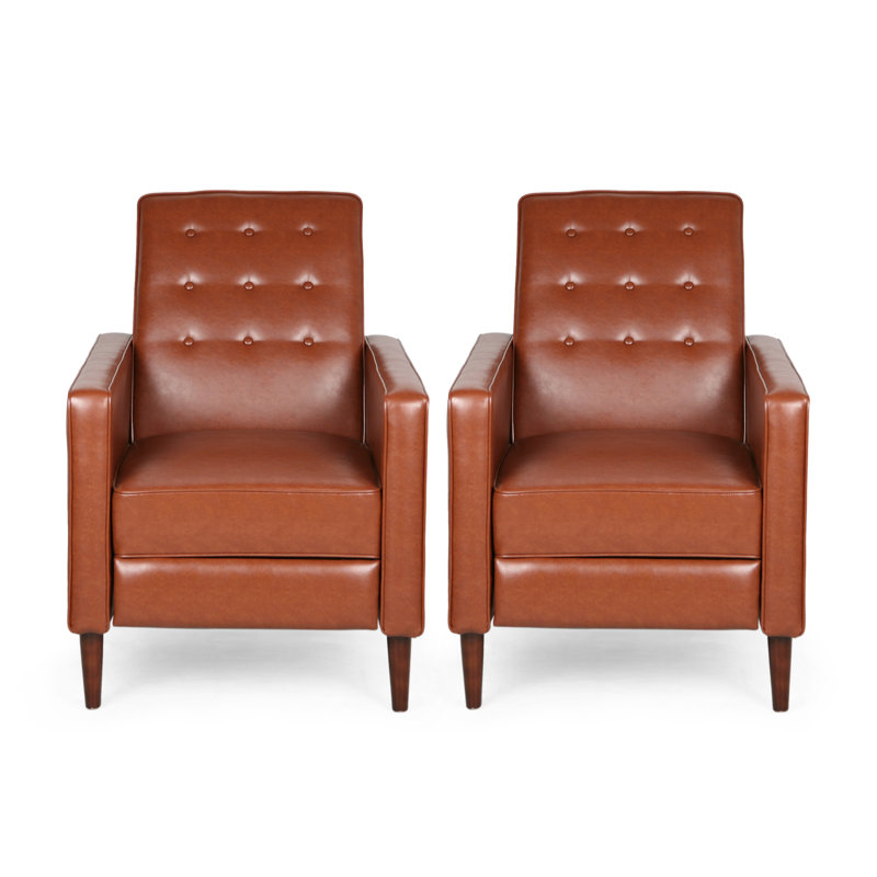 Faux Leather Recliner
