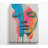 Painted Face Abstract - No Frame Print on Canvas-49681804