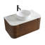 Meuble-lavabo flottant 36 po avec lavabo vasque, barre à serviettes intégrée et armoire sculptée cannelée 36 po-133387292-133387289