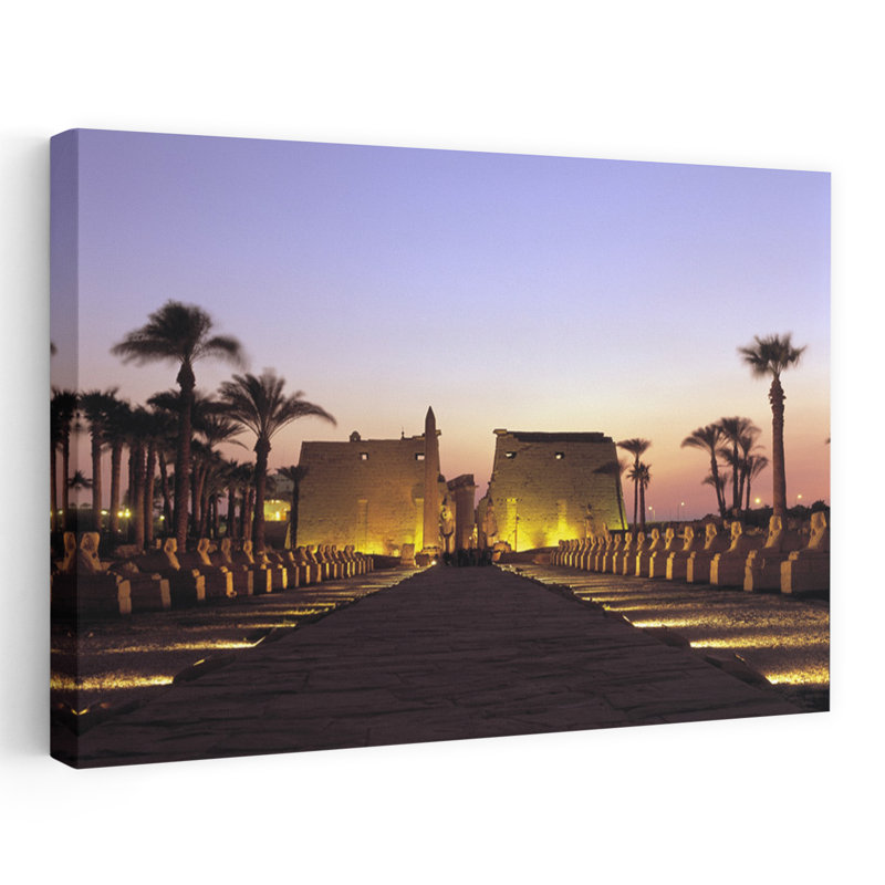 Luxor Egypt by Collezione Panoramica - Wrapped Canvas Print, 16" H x 24" W
