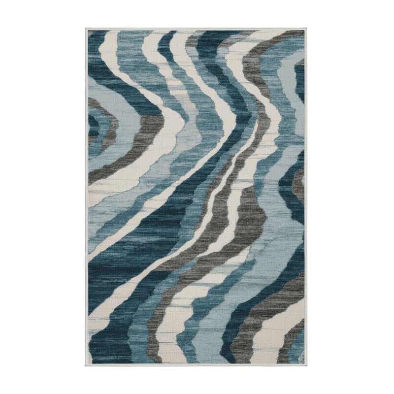Machine Washable Nature Green Area Rug, Rectangle 2' x 3'