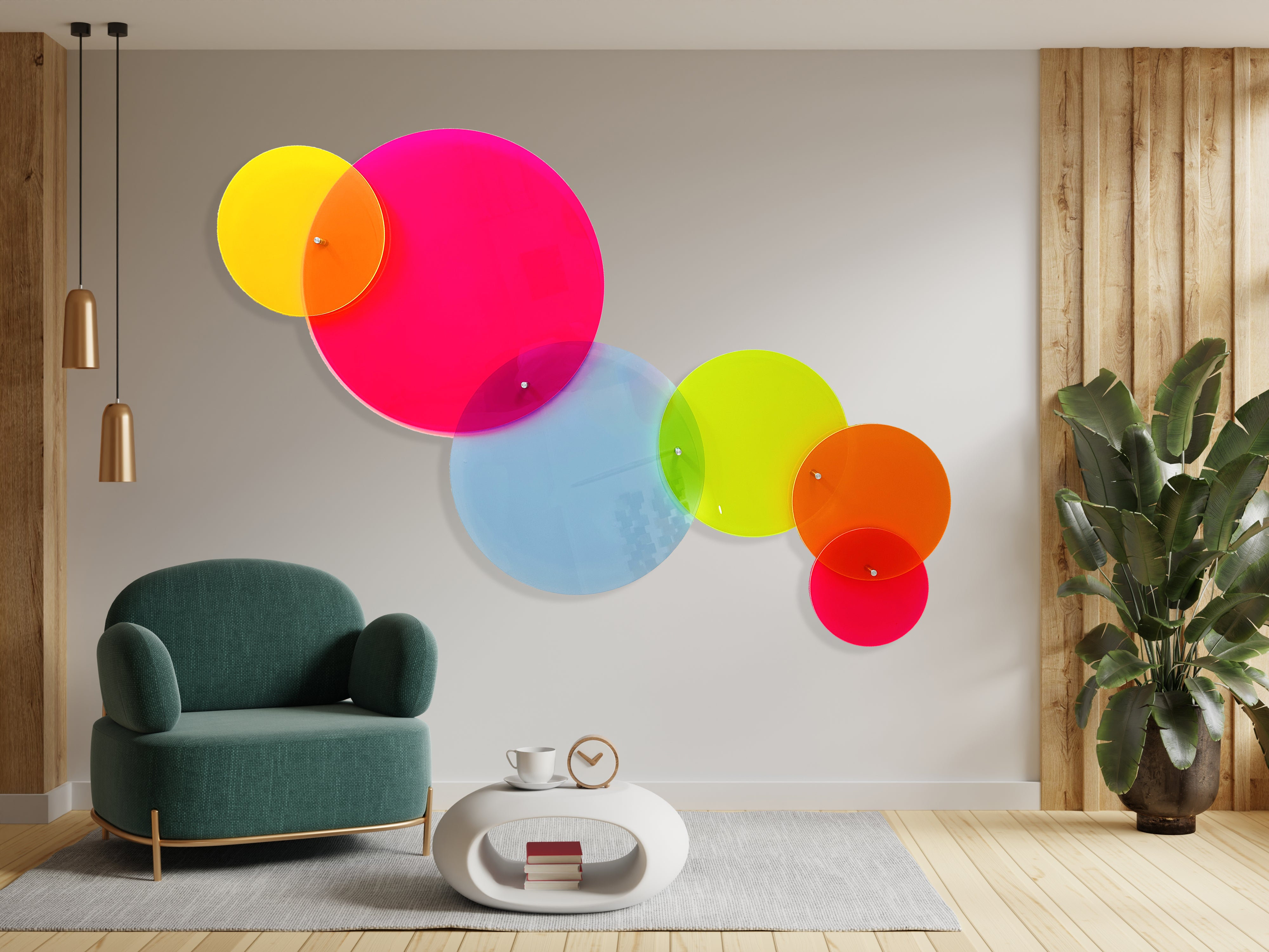 UniQstiQ Fluorescent Acrylic Wall Décor | Wayfair