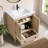 Bathroom Vanity Sink Base Wooden Material Ready-to-Assemble Bathroom Cabinet 24" Width without sink