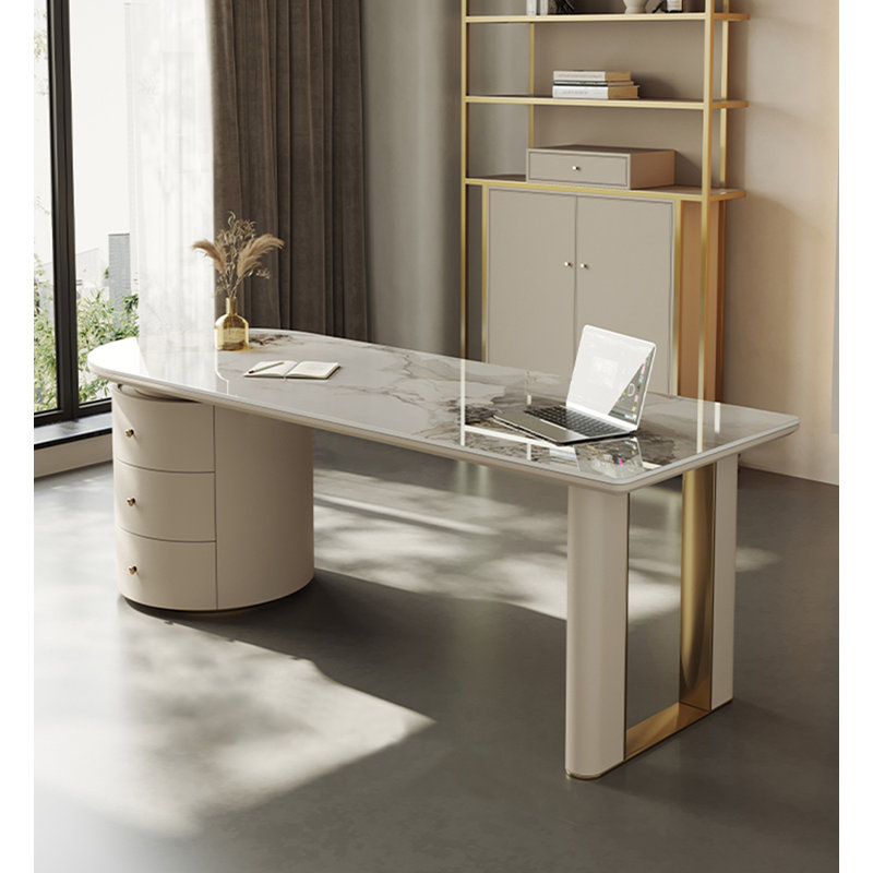 Bureau multifonctionnel moderne, simple et luxueux, H 29,53 po x l 78,74 po x P 27,56 po