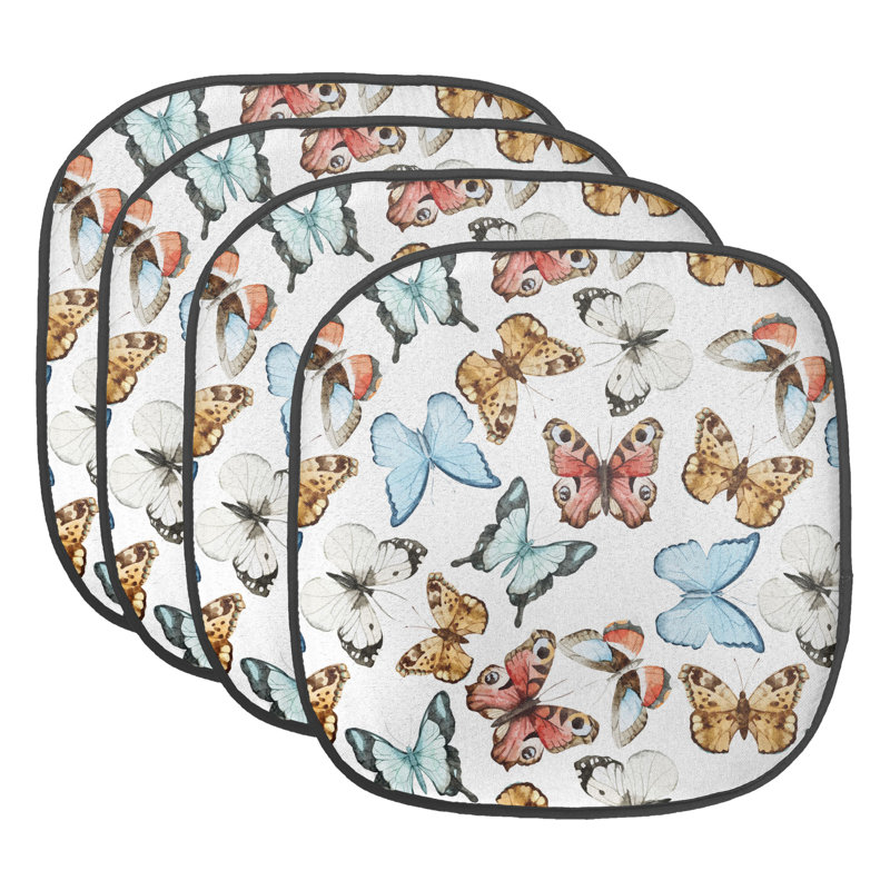 Coussin de siège papillon