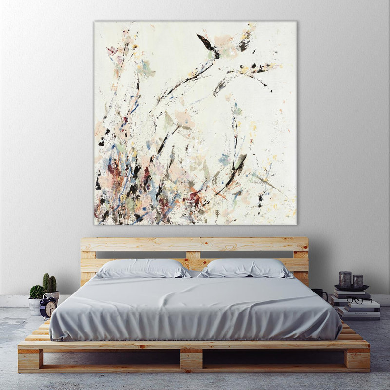 «Out the Polo Lounge II» sur toile, H 84 po x l 84 po x P 1,5 po