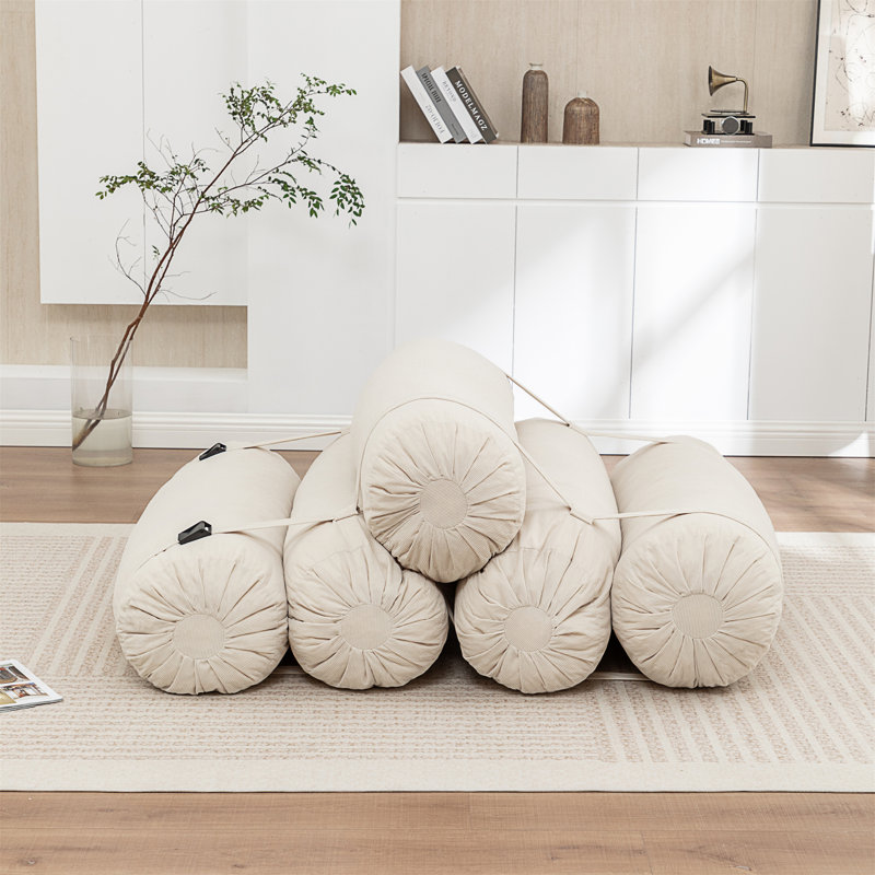 Adjustable Floor Sofa, Beige