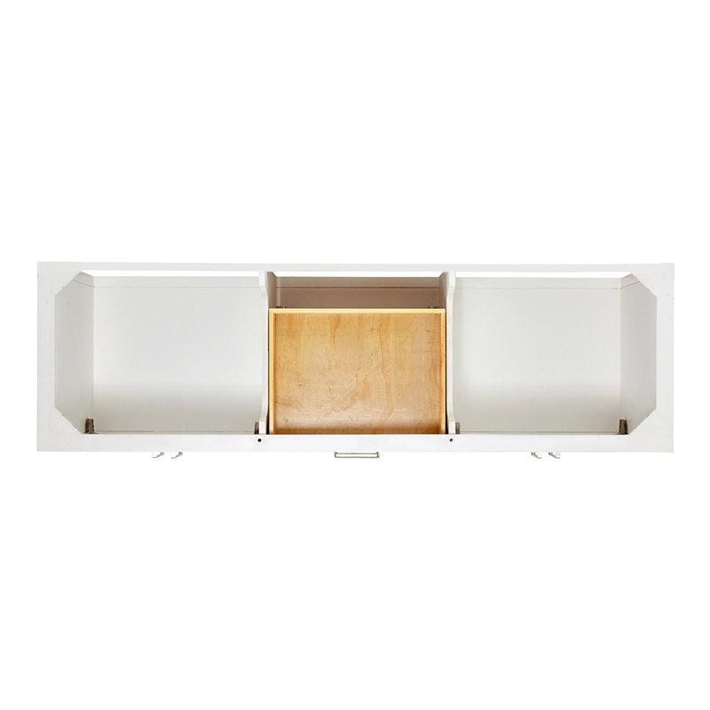 Magnolia Bath Vanity Rectangular Basin S073DCW2R, White, Rectangle ,  73"