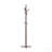 Dark Brown Finish Modern Coat Rack Solid Wood, 9 Hooks Coat Hanger Stand Entryway Home Furniture 1pc-130134620