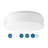 Drums and Clouds LED 11" White Flush Mount Ceiling Light-28783677-28783678