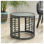 Table d'appoint ronde d'extérieur 18,25 po Tatiana
