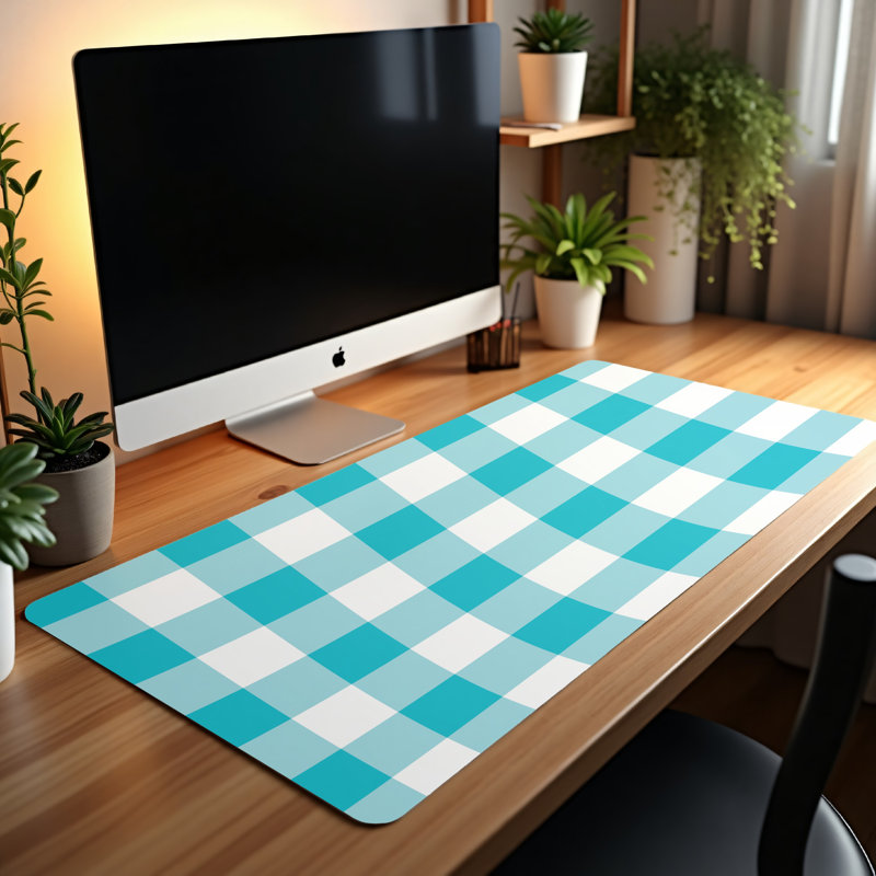 Polyester Desk Pad, 14.4x12.1